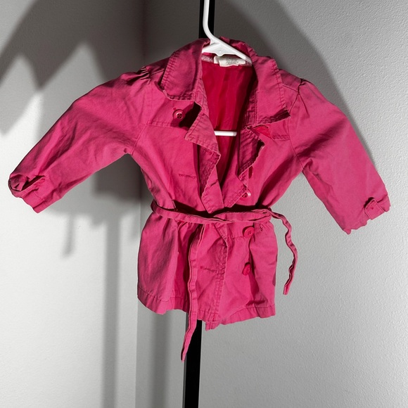 Crazy 8 Other - Crazy 8 12-24 months pink cotton trench coat